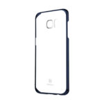 Baseus Samsung S7 Edge galvanizált tok kék kerettel