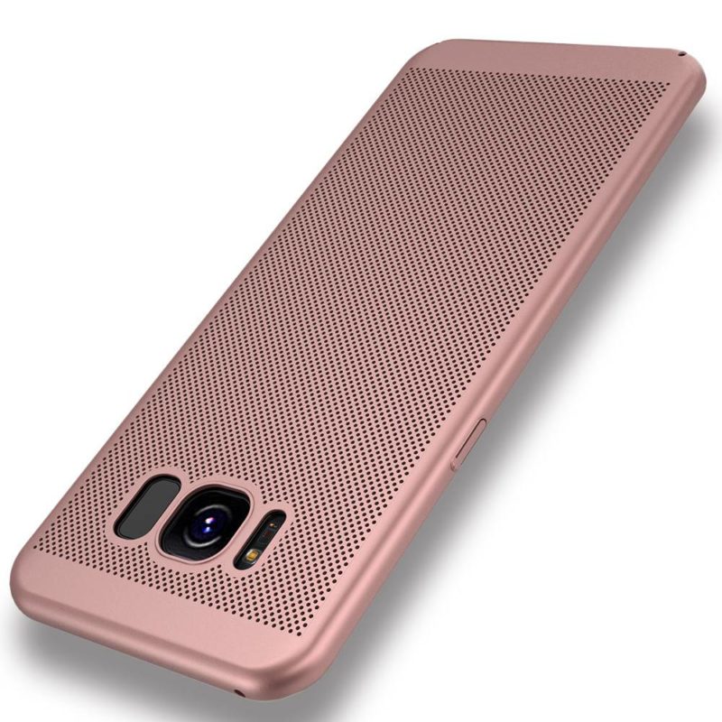 Floveme Samsung Galaxy S8 légáteresztős rózsaarany tok