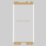 Samsung S7 Edge tok kompatibilis arany üvegfólia 1