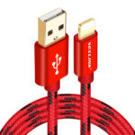 Voxlink lightning usb kábel piros