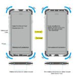 Samsung Galaxy S8 fekete vízálló tok gombokkal 4