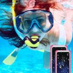 Samsung Galaxy S8 fekete vízálló tok gombokkal 5