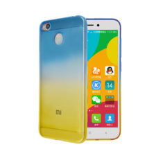 Xiaomi Redmi 4X kék-sárga szilikon tok