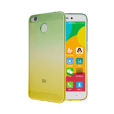 Xiaomi Redmi 4X zöld-sárga szilikon tok