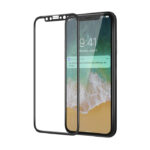 Apple iPhone X 3D üvegfólia fekete kerettel 2