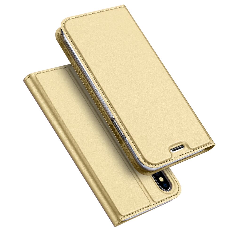 Dux Ducis Apple iPhone X arany flip tok 1 Dux Ducis Apple iPhone X arany flip tok 1