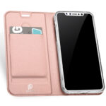 Dux Ducis Apple iPhone X rózsaarany flip tok 3