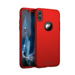 iPaky 360°-os Apple iPhone X piros tok 1