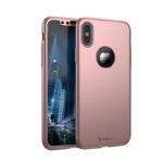 iPaky 360°-os Apple iPhone X rózsaarany tok 1