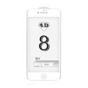 Apple iPhone 8 4D fehér keretes üvegfólia