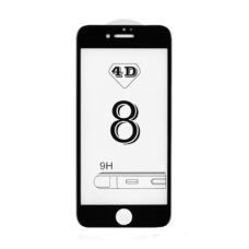 Apple iPhone 8 4D fekete keretes üvegfólia