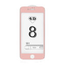 Apple iPhone 8 4D rózsaarany keretes üvegfólia
