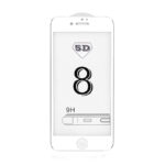 Apple iPhone 8 5D fehér keretes üvegfólia