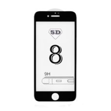 Apple iPhone 8 5D fekete keretes üvegfólia