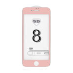 Apple iPhone 8 5D rózsaarany keretes üvegfólia