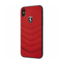 Scuderia Ferrari Apple iPhone X piros bőrtok