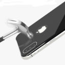Apple iPhone X 3D fekete üvegfólia hátlap 5