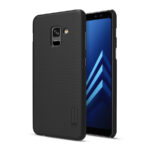 Nillkin Super Frosted Samsung Galaxy A8 2018 fekete PC tok 2