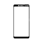 Nokia 7 Plus 2.5D fekete üvegfólia