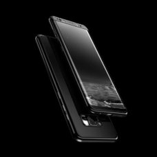 ZNP Samsung Galaxy S9 tükrös felületű 360°-os fekete pc tok 2