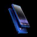 ZNP Samsung Galaxy S9 tükrös felületű 360°-os kék pc tok 2