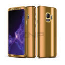 ZNP Samsung Galaxy S9 tükrös felületű 360°-os arany pc tok 1