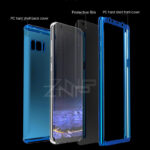 ZNP Samsung Galaxy S9 tükrös felületű 360°-os pc tok részek