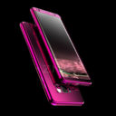 ZNP Samsung Galaxy S9 tükrös felületű 360°-os lila pc tok 2