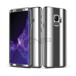 ZNP Samsung Galaxy S9 tükrös felületű 360°-os ezüst pc tok 1
