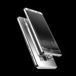 ZNP Samsung Galaxy S9 tükrös felületű 360°-os ezüst pc tok 2
