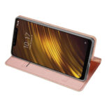 Dux Ducis Xiaomi Pocophone F1 rózsaarany flip tok 5
