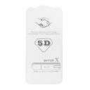 Apple iPhone X 5D üvegfólia átlátszó kerettel 1
