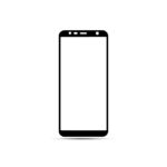 Samsung Galaxy J6+ 5D fekete keretes üvegfólia