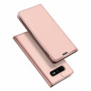Dux Ducis Samsung Galaxy S10e rózsaarany flip tok 1