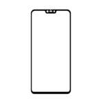 Xiaomi Mi 8 Lite 2.5D üvegfólia fekete kerettel