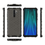 Xiaomi Redmi Note 8 Pro méhfészek mintás fekete ütésálló tok 2