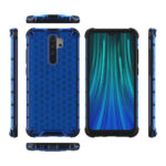 Xiaomi Redmi Note 8 Pro méhfészek mintás kék ütésálló tok 2