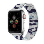 Apple Watch milánói szíj fekete-szürke színű terep mintás 2