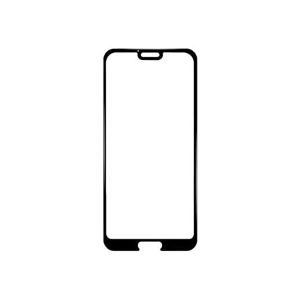 Huawei Honor 10 5D üvegfólia fekete kerettel