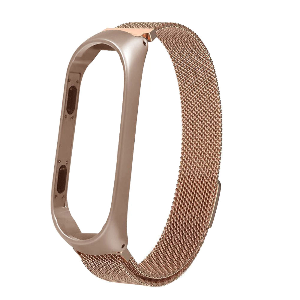 Xiaomi Mi Band 4 alumínium tok és milánói szíj rózsaarany 1 Xiaomi Mi Band 4 alumínium tok és milánói szíj rózsaarany 1