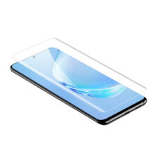 Samsung Galaxy S20 uv ragasztós üvegfólia átlátszó kerettel 1