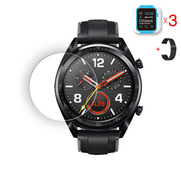 Huawei Watch GT Sikai 0,20 mm üvegfólia (3 db) + Sikai fekete színű