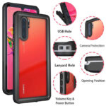 Shellbox Huawei P30 Pro fekete vízálló tok 7