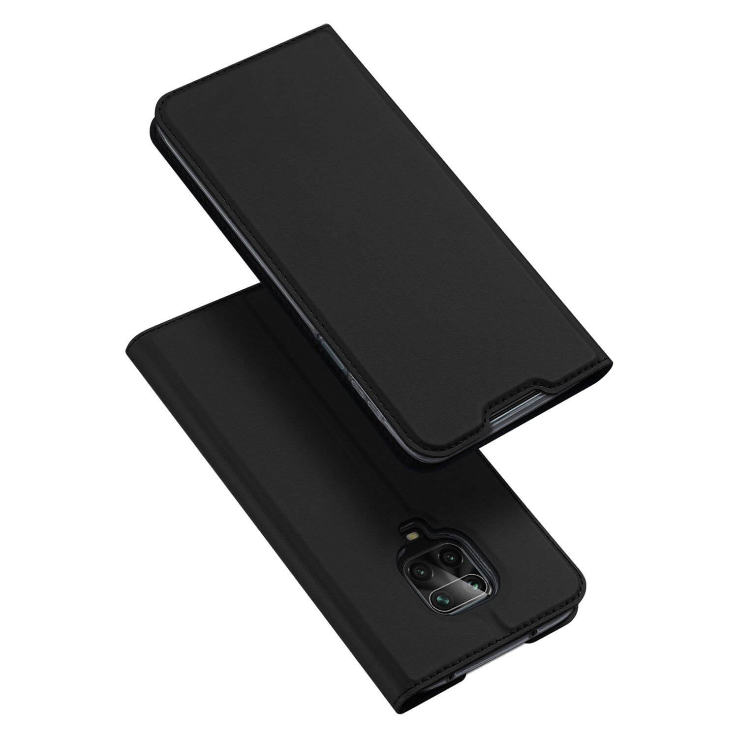 Dux Ducis Xiaomi Redmi Note 9 Pro fekete flip tok 1 Dux Ducis Xiaomi Redmi Note 9 Pro fekete flip tok 1