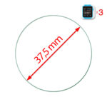 Óra normál üvegfólia 37.5 mm