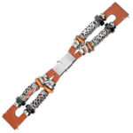 Univerzális retro bőr karkötő barna 1