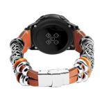 Univerzális retro bőr karkötő barna 3