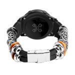 Univerzális retro bőr karkötő fekete 3