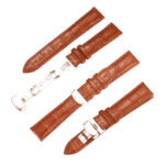 Univerzális valódi bőrszíj világosbarna 2