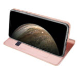 Dux Ducis Apple iPhone 12 Mini rózsaarany flip tok 5
